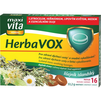 Maxi Vita Herbal HerbaVOX - lišejník islandský