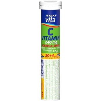 Maxi Vita Vitamin C + acerola + zinek