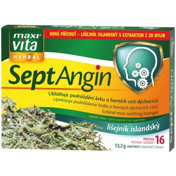 Maxi Vita Herbal SeptAngin - lišejník islandský 