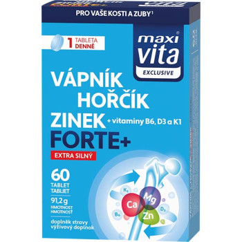 Maxi Vita Exclusive Vápník–hořčík–zinek forte+