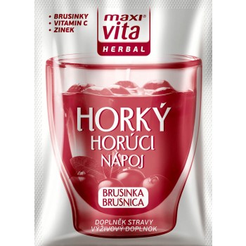 Maxi Vita Herbal Horký nápoj Brusinka
